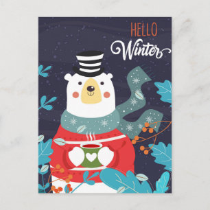Hej Winter Vykort