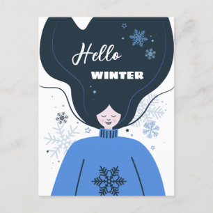 Hej Winter Vykort