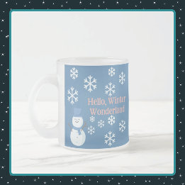 Hej, Winter Wonderland Frostad Glasmugg