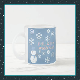 Hej, Winter Wonderland Frostad Glasmugg