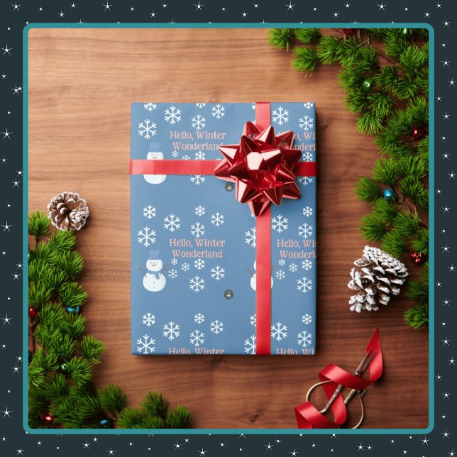 Hej, Winter Wonderland Presentpapper (Skapare uppladdad)