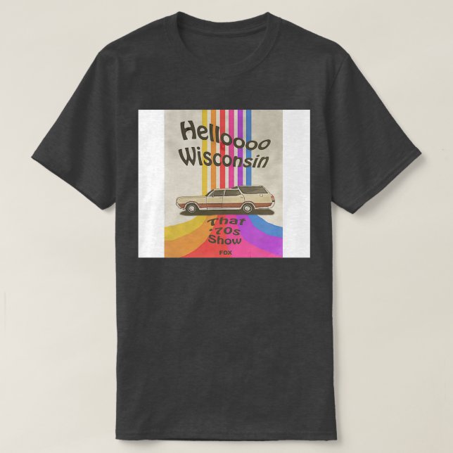 Hej Wisconsin T Shirt (Design framsida)