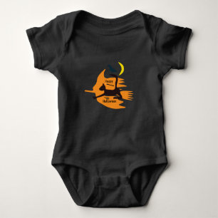 Hej Witch - Orange-Black Happy halloween Image. T Shirt