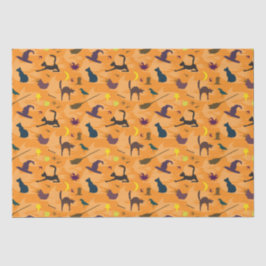 Hej Witch - Sömlös Halloween mönster.