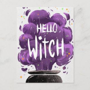 Hej Witch Vykort