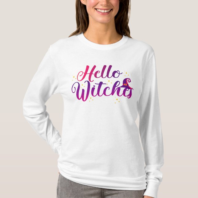 Hej Witches T Shirt (Framsida)