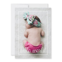 Hej World Birth Notice of