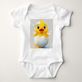 Hej World! Chic Chick Baby Bodykostym T Shirt