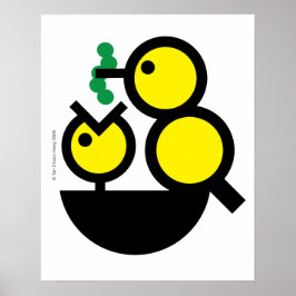 Hej World! HUNGRIG CHICK - POSTER