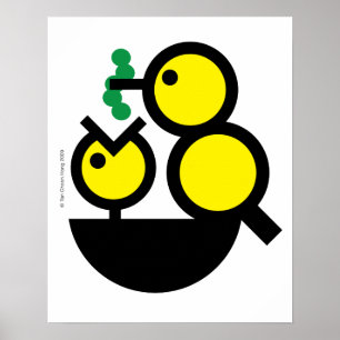 Hej World! HUNGRIG CHICK - POSTER