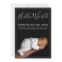 Hej World Photo Baby Birth