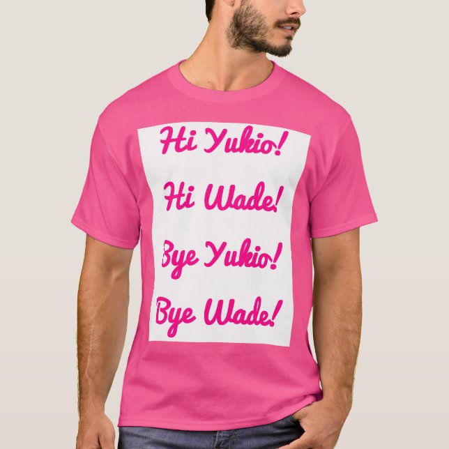 Hej Yukio T Shirt (Framsida)