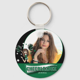 Hejaklacksledare - DIY-foto - mörk - grönt Nyckelring