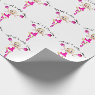 Hejaklacksledare i shock rosaspridning lite ett presentpapper
