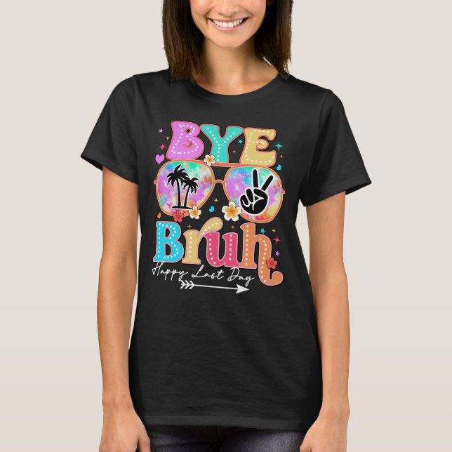 hejdå bror glad sista dag t shirt (Framsida)