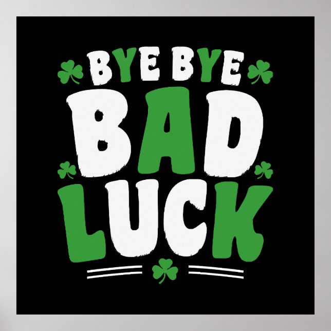 Hejdå Dålig Tur Poster (Framsidan)