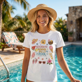 Hejdå Skola Hej Pool T-Shirt