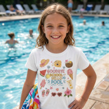 Hejdå Skola Hej Pool T-Shirt