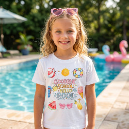 Hejdå Skola Hej Pool T-Shirt