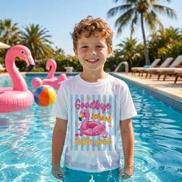 Hejdå Skola Hej Pool T-Shirt