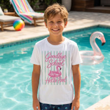 Hejdå Skola Hej Pool T-Shirt