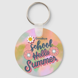 Hejdå Skola Hej Sommar Munk Konst Nyckelring