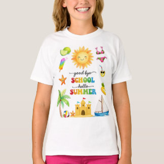 Hejdå Skola Hej Sommarfest T-Shirt 