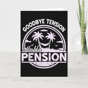 Hejdå Spänning Hej Pension Avslappnad Tid Humör Kort