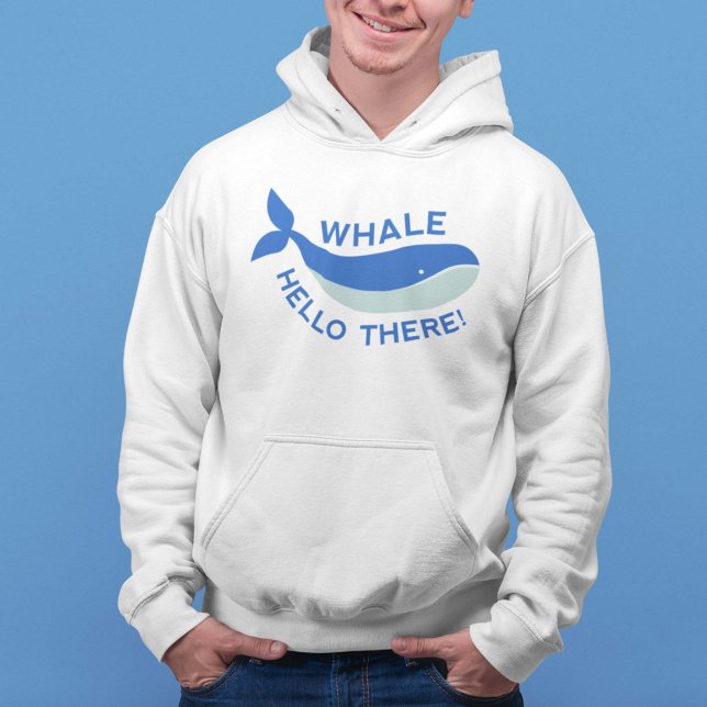 Hejen där! hoodie (Whale Hello There! Hoodie)