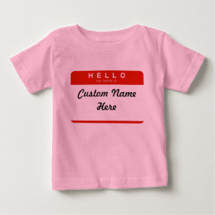 Hejen mitt namn är (anpassningsbar) tee