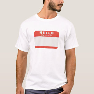 Hejen mitt namn är den beställnings- skjortan t-shirt