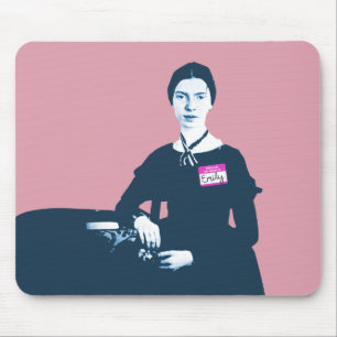 Hejen mitt namn är Emily Dickinson Mousepad Musmatta