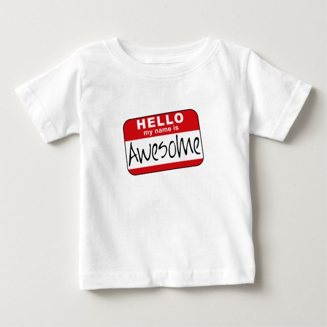 Hejen mitt namn är enorm tee shirt (Framsida)