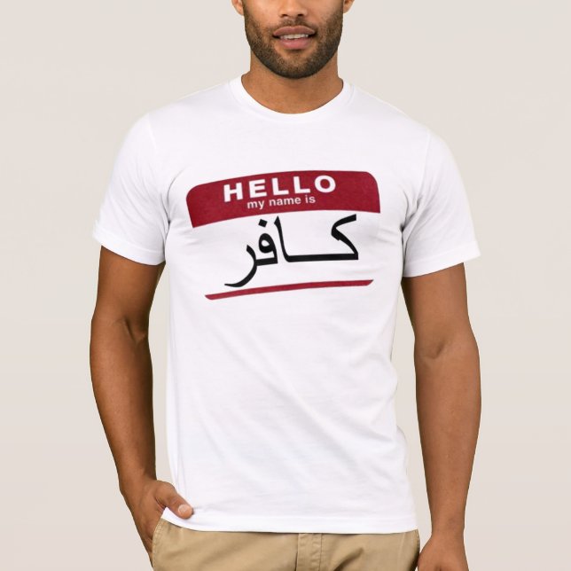 Hejen mitt namn är HEDNISK! Tee Shirt (Framsida)