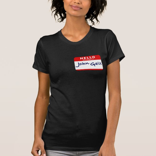 Hejen mitt namn är John Galt T Shirt (Framsida)