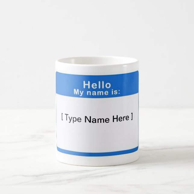 Hejen mitt namn är koppen kaffemugg (Center)