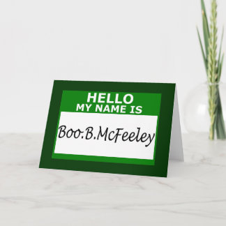 Hejen mitt namn är kort