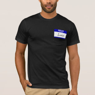 Hejen mitt namn är Lucy (blått) T Shirt