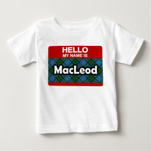 Hejen mitt namn är MacLeod den skotska Tröja