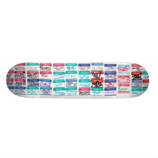 Hejen mitt namn är OsoFly Mini Skateboard Bräda 18,5 Cm