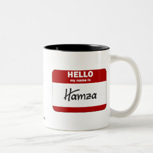 Hejen mitt namn är (röda) Hamza, Två-Tonad Mugg