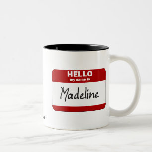 Hejen mitt namn är (röda) Madeline, Två-Tonad Mugg