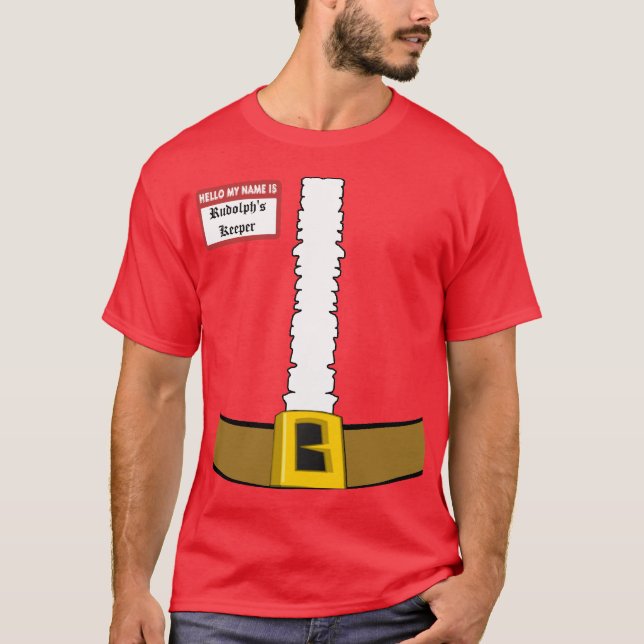 Hejen mitt namn är Rudolphs vårdare som kostymen T-shirt (Framsida)