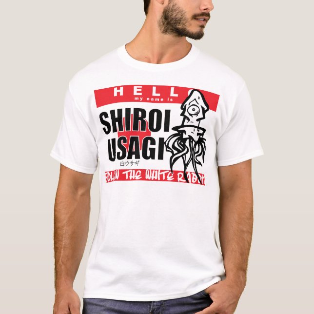 HEJEN MITT NAMN ÄR SHIROI USAGI T SHIRT (Framsida)
