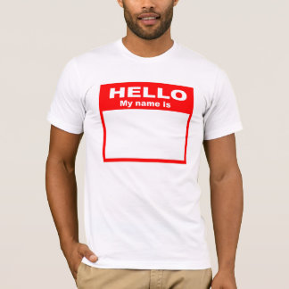 Hejen mitt namn är t-shirt