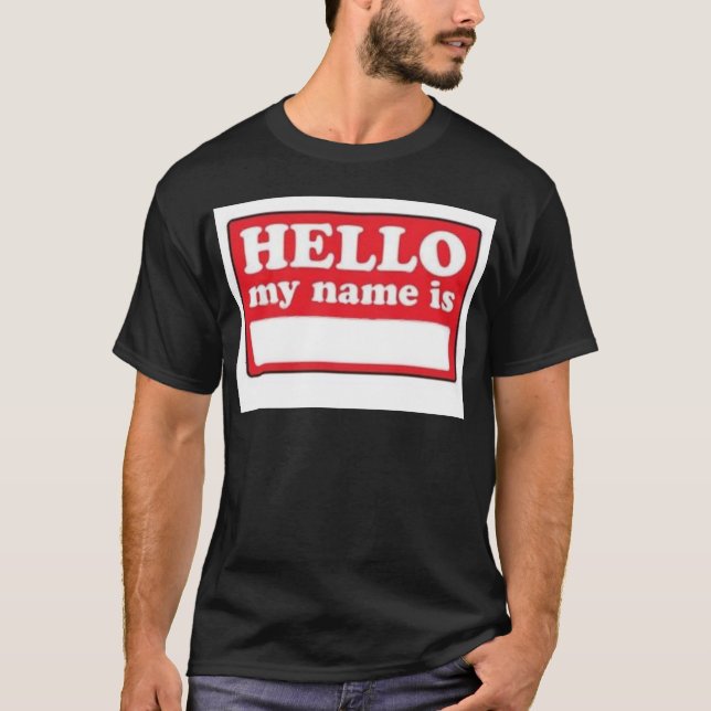 hejen mitt namn är t-shirt (Framsida)