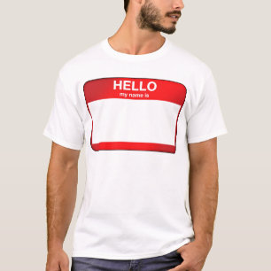 Hejen mitt namn är… tee
