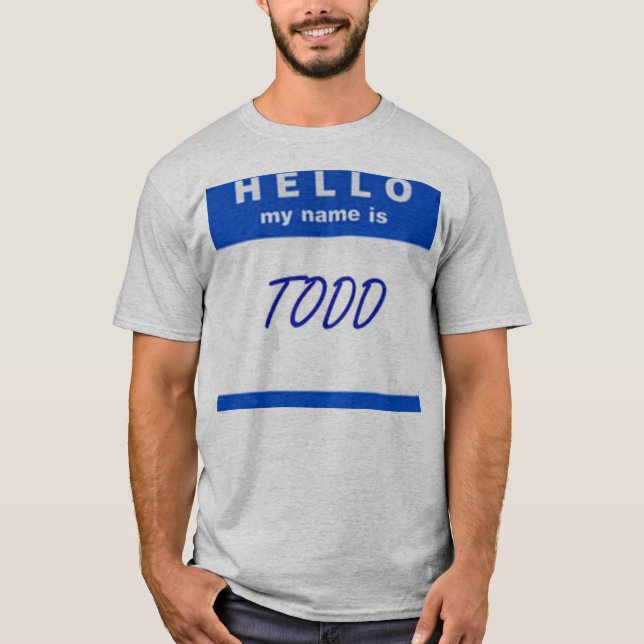 Hejen mitt namn är tee shirt (Framsida)