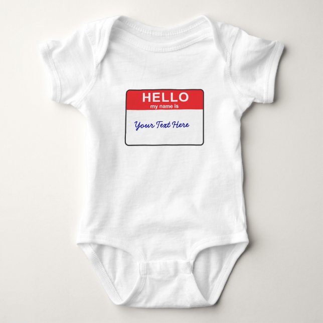 Hejen mitt namn är… tee shirt (Framsida)