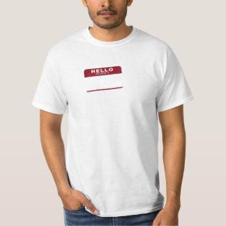 Hejen mitt namn är tom t-shirt